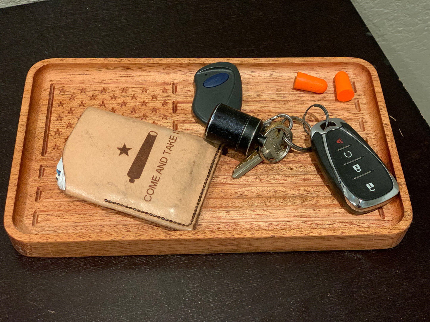 American Flag Drop Tray